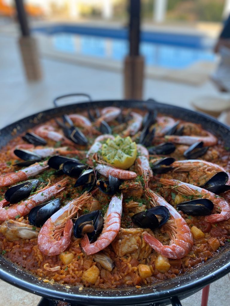 Home Traditional Spanish paella cooking experience